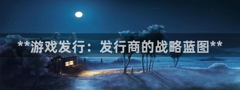 新宝GG平台电话：**游戏发行：发行商的战略蓝图**