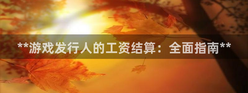 新宝gg 创造奇迹：**游戏发行人的工资结算：全面指南**