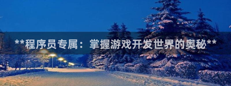新宝gg创造奇迹登录入口网址：**程序员专属：掌握游戏开发世界的奥秘**