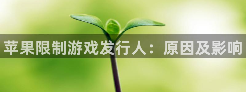 新宝gg创造奇迹平台怎么样：苹果限制游戏发行人：原因及影响