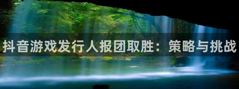 新宝gg游戏平台客服：抖音游戏发行人报团取胜：策略与挑战